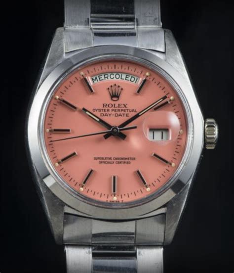 rolex day date 1802 pink stella dial|Rolex oyster perpetual.